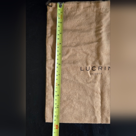 3/$20 Lucrin Dust Bag Cream Beige - Picture 3 of 5